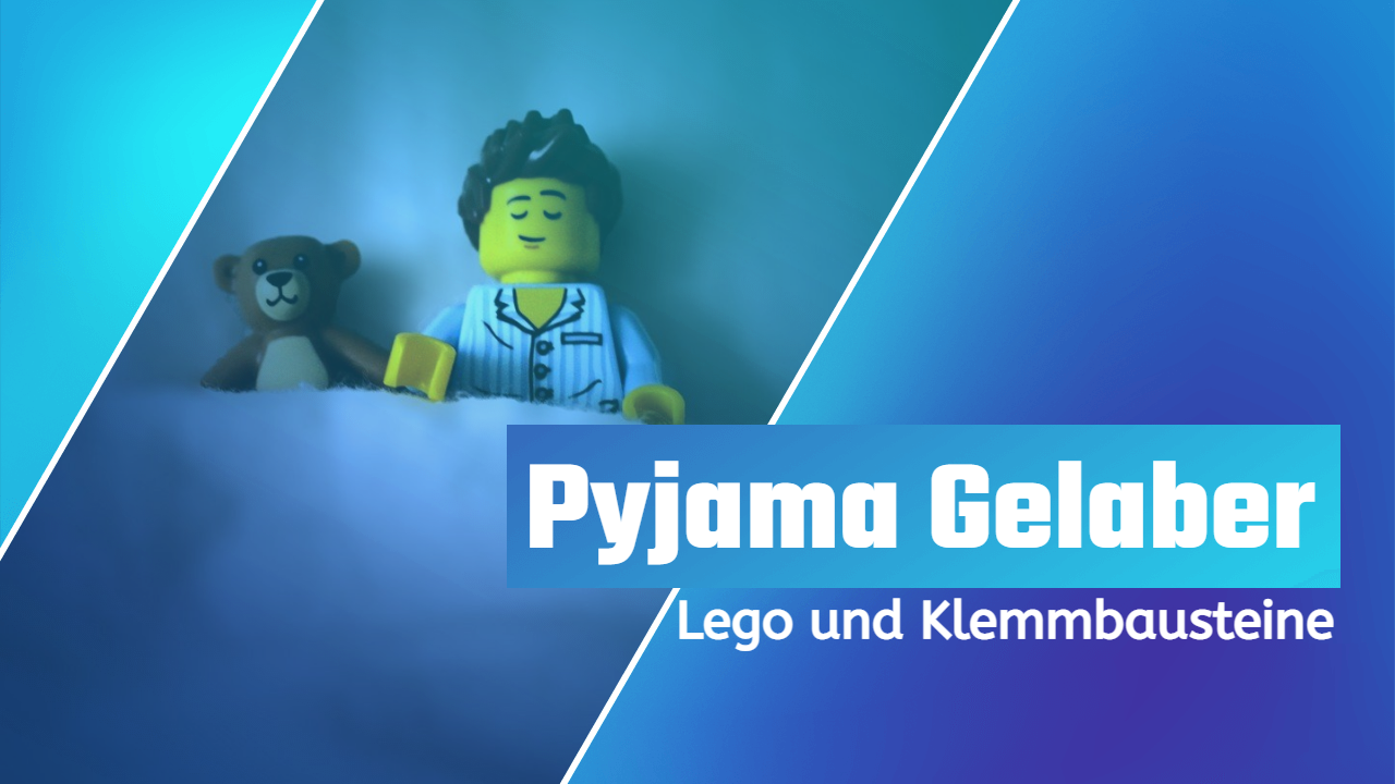 Pyjama Gelaber – Lego und Klemmbausteine